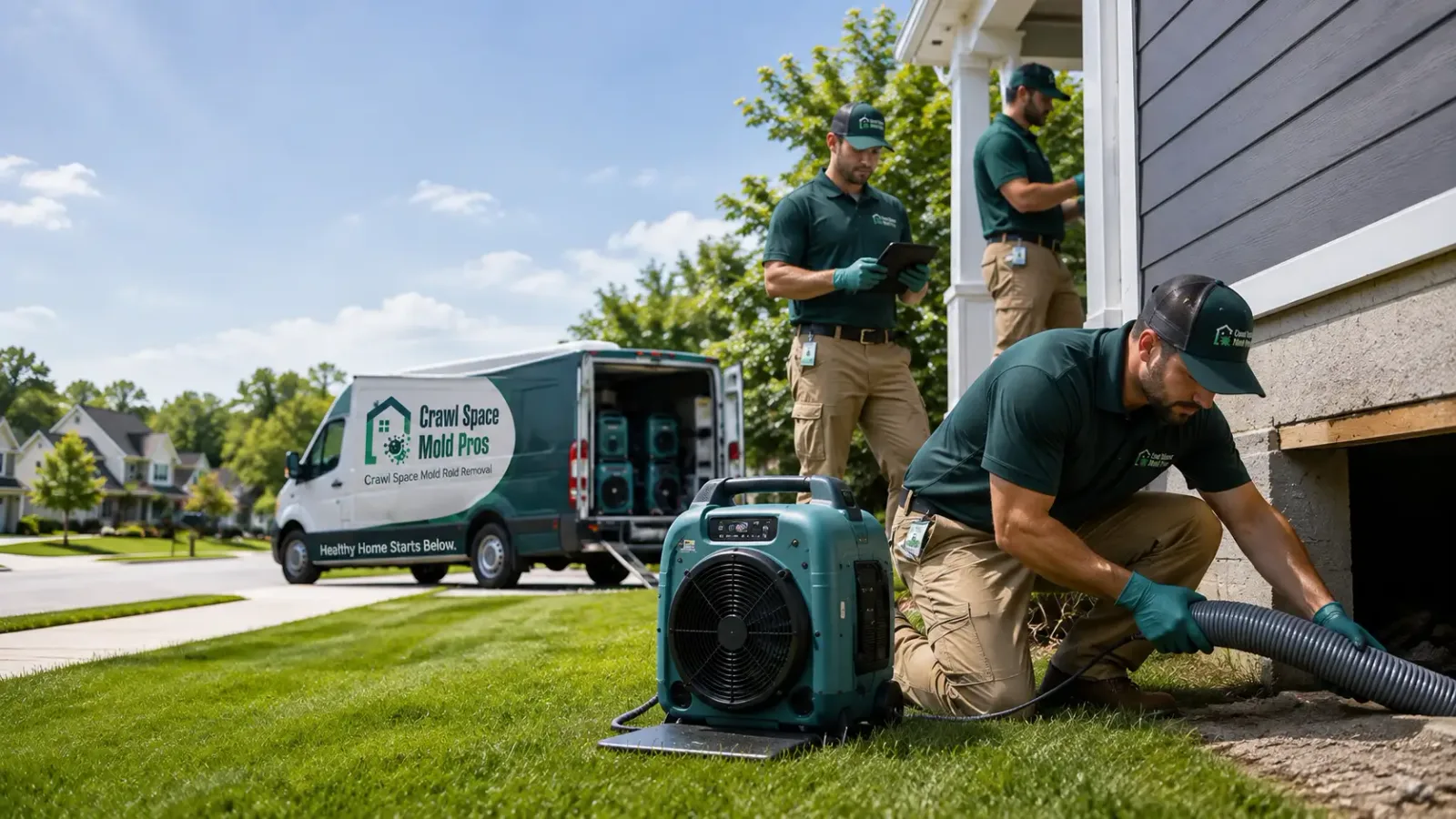 Crawl Space Mold Removal in Masury, OH